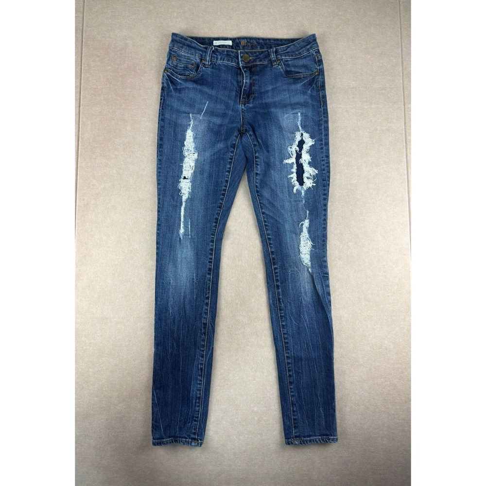 Kut from the Kloth Jeans Women's Size 6 Blue Mia Toothpick Skinny Mid Rise